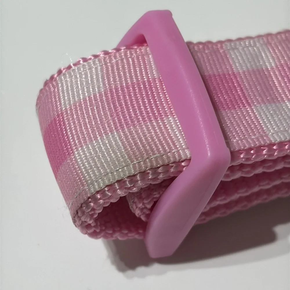 Stoney Clover Lane LIMITED EDITION Extra Large Pink Gingham Dog Collar